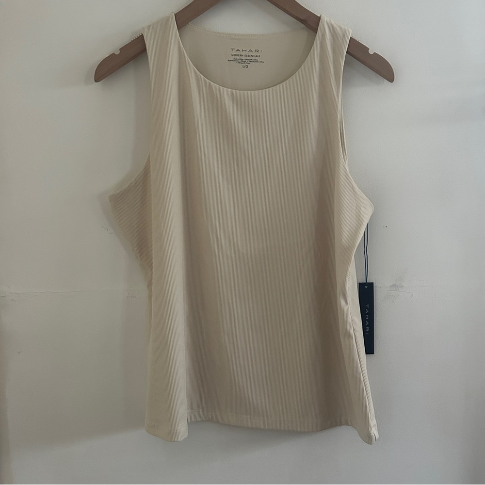 Modern Essentials Cream Sleeveless Tank